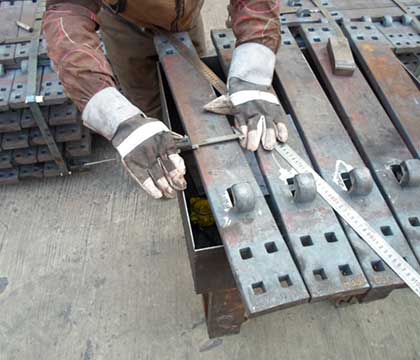 3/4'' And 1'' Hook Twin Tie Plates For Canadian Customer